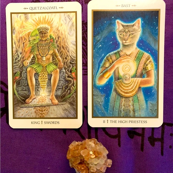 SOLD! Animals Divine Tarot Set Lisa Hunt RARE OOP 1st Edition 2nd Printing 2005 - Picture 7 of 8